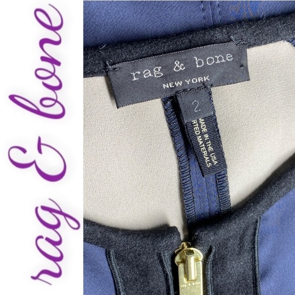 RAG & BONE Prospect Mixed Media Mini Sheath Dress, Size 2 - Picture 8 of 13